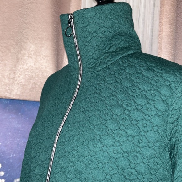 Ruby Rd. Size PM Emerald Green Zipup - Picture 4 of 14